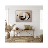 Moderne Minimalistische geometrische Kreise Abstra Fotodruck