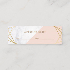 Moderne Minimalistische geometrische Mini Visitenkarte