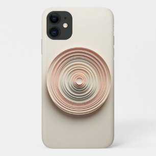 Moderne minimalistische geschichtete Kreise Kunst  Case-Mate iPhone Hülle
