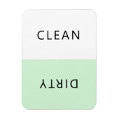 Moderne Minimalistische Geschirrspülmaschine Saube Magnet (Vertikal)