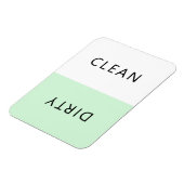 Moderne Minimalistische Geschirrspülmaschine Saube Magnet (Linke Seite)