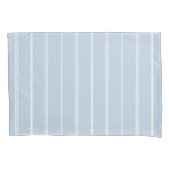 Moderne minimalistische gestreifte Muster hellblau Kissenbezug (Vorderseite)