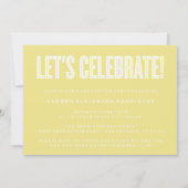 MODERNE MINIMALISTISCHE GLÜCKWUNSCH GRADUATE INVIT EINLADUNG (Rückseite)