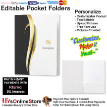 Moderne minimalistische Gold-Schwarz-Weiß-Geschäft