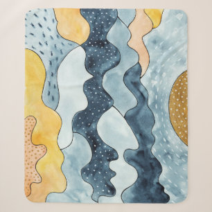 Moderne Minimalistische Goldene Sonnenerscheinung Sherpadecke