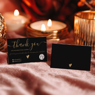 Moderne minimalistische goldene und schwarze Beste Visitenkarte