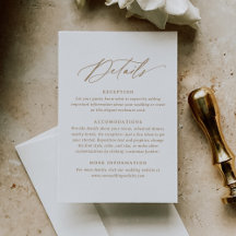 Moderne Minimalistische Goldkalligrafie-Hochzeitde