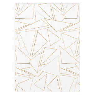 Moderne Minimalistische Goldschmiededreiecke Tischdecke