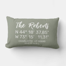 Moderne Minimalistische GPS-Koordinaten |