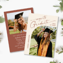 Moderne Minimalistische Grad-2-FOTO-Graduierungspa