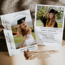 Moderne Minimalistische Grad-2-FOTO-Graduierungspa