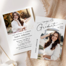 Moderne Minimalistische Grad-2-FOTO-Graduierungspa