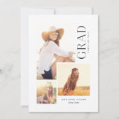 Moderne Minimalistische Grad 3 FotoCollage Ankündigung (Vorderseite)