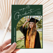 Moderne Minimalistische Grad-FOTO-Graduierungspart