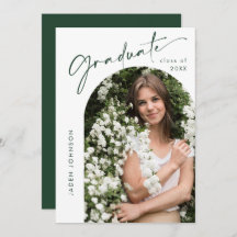 Moderne Minimalistische Grad-FOTO-Graduierungspart