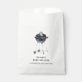 Moderne Minimalistische GRILLEN Grill Kinderdusche Geschenktütchen (Vorderseite)