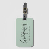 Moderne Minimalistische Großeltern je Gepäckanhänger (Vorderseite Vertikal)