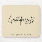 Moderne Minimalistische Großeltern je Mousepad (Vorne)