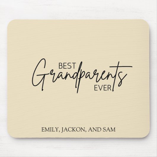 Moderne Minimalistische Großeltern je Mousepad (Vorne)