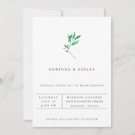 Moderne Minimalistische Grünanlage Einladung zur H