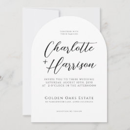 Moderne Minimalistische handgeschriebene Script-Ar Einladung