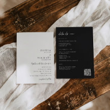Moderne minimalistische Handschrift Hochzeit Alles