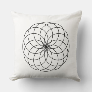 Moderne Minimalistische Heilige Geometrie Abstrakt Kissen