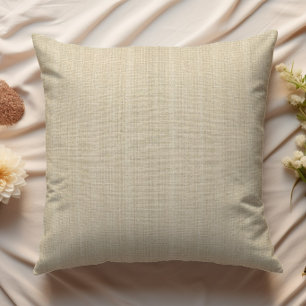 Moderne minimalistische hellbeige Jute Kissen