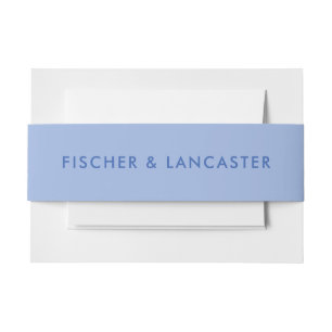 Moderne Minimalistische Hochzeit Einladungsbanderole