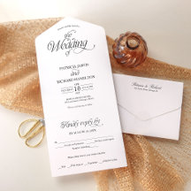 Moderne Minimalistische Hochzeit Elegant