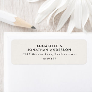 Moderne Minimalistische Hochzeit Elegant Schwarz &