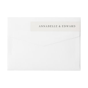 Moderne minimalistische Hochzeit elegante Schwarz-