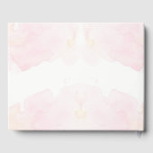 Moderne Minimalistische Hochzeit Gästebuch (Rückseite)