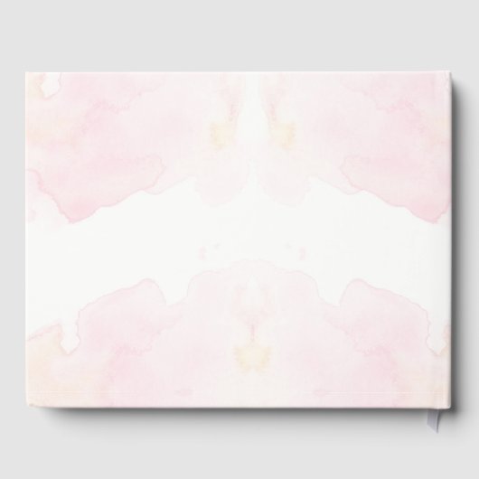 Moderne Minimalistische Hochzeit Gästebuch (Rückseite)