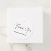 Moderne minimalistische Hochzeit Geschenkanhänger (Beispiel)