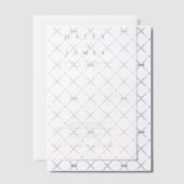 Moderne Minimalistische Hochzeit Pergament Einladungen (Versetzt (Einladung))