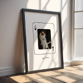 Moderne Minimalistische Hochzeit Poster