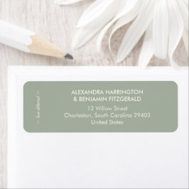 Moderne Minimalistische Hochzeit | Salbeigrün Zeit