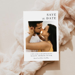 Moderne Minimalistische Hochzeit Save The Date