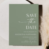 Moderne Minimalistische Hochzeit Save The Date