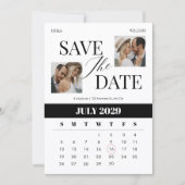 Moderne minimalistische Hochzeit Save The Date (Vorderseite)