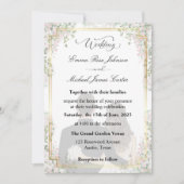 Moderne Minimalistische Hochzeit | Script-Schrifta Einladung (Vorderseite)