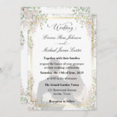 Moderne Minimalistische Hochzeit | Script-Schrifta Einladung (Vorne/Hinten)