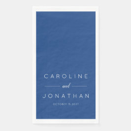 Moderne Minimalistische Hochzeit Serviette