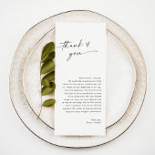 Moderne Minimalistische Hochzeit Vielen Dank