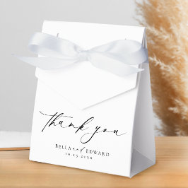 Moderne Minimalistische Hochzeit Vielen Dank für I Geschenkschachtel
