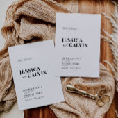 Moderne Minimalistische Hochzeitseinladung Einladung