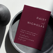 Moderne Minimalistische Hochzeitseinladung Einladung