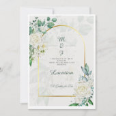 Moderne Minimalistische Hochzeitseinladung | elega Save The Date (Vorderseite)