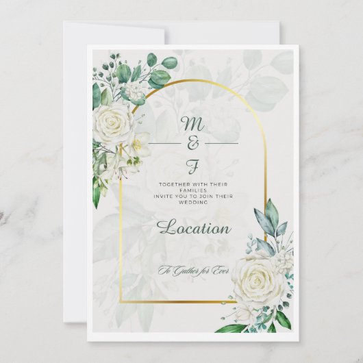 Moderne Minimalistische Hochzeitseinladung | elega Save The Date (Vorderseite)
